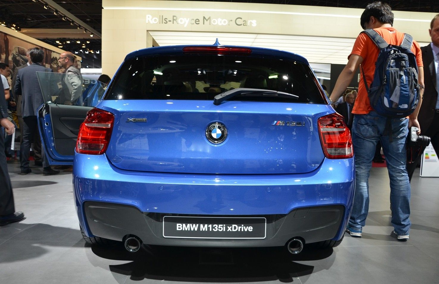 BMW M135i XDrive Rear View (View 5 of 7)