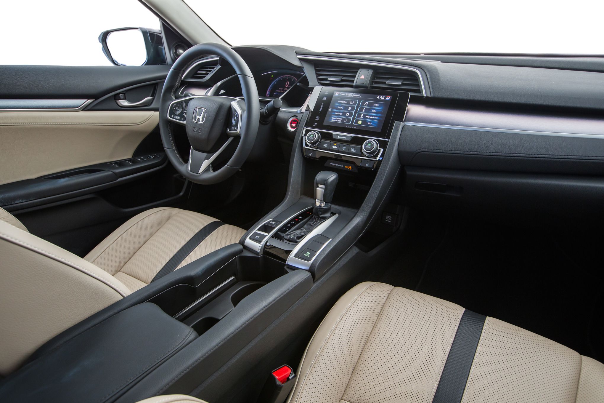 2016 Honda Civic Touring Sedan Interior Dashboard (View 2 of 36)