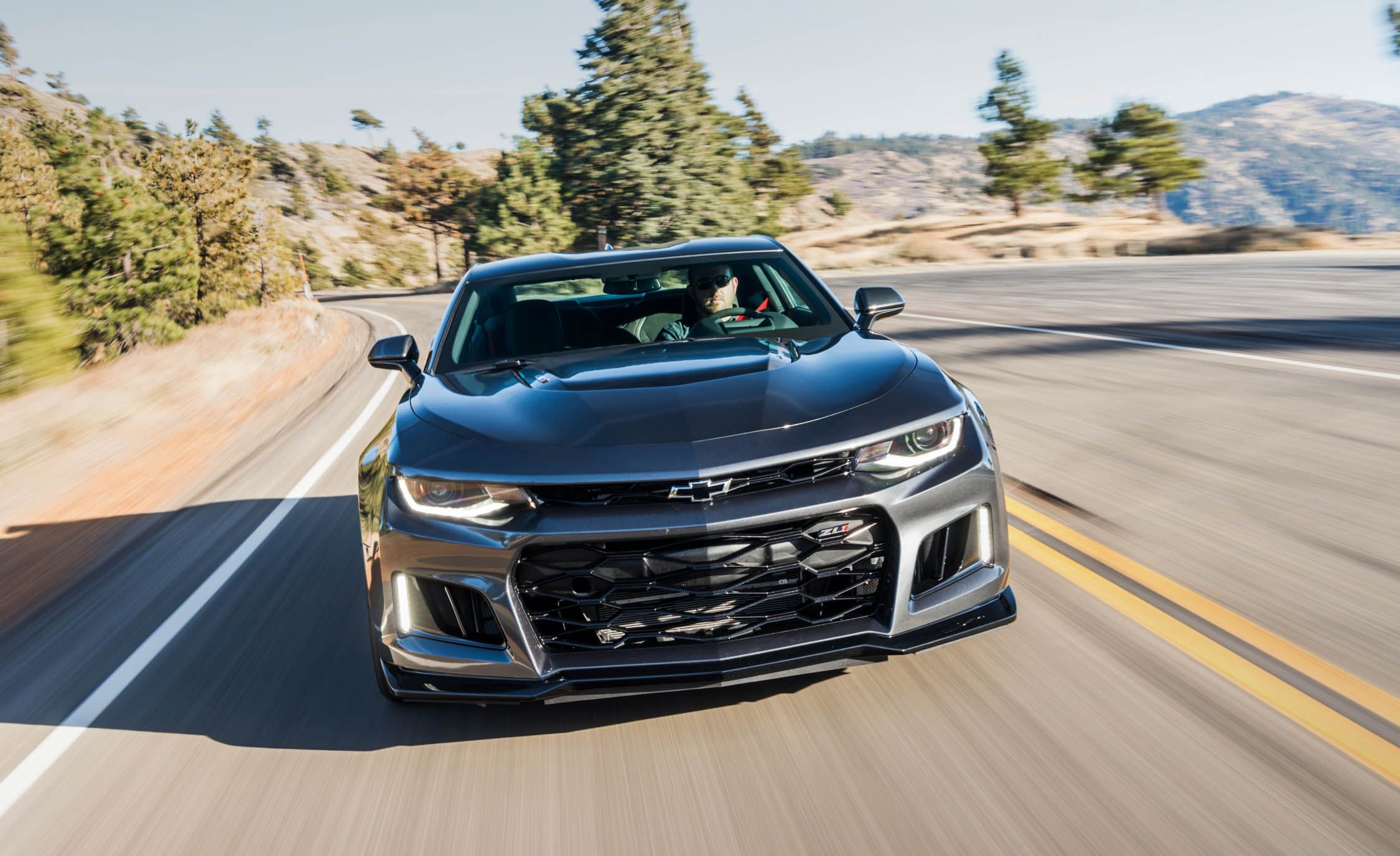 2017 Chevrolet Camaro ZL1 Grey Test Drive Front View (View 37 of 62)