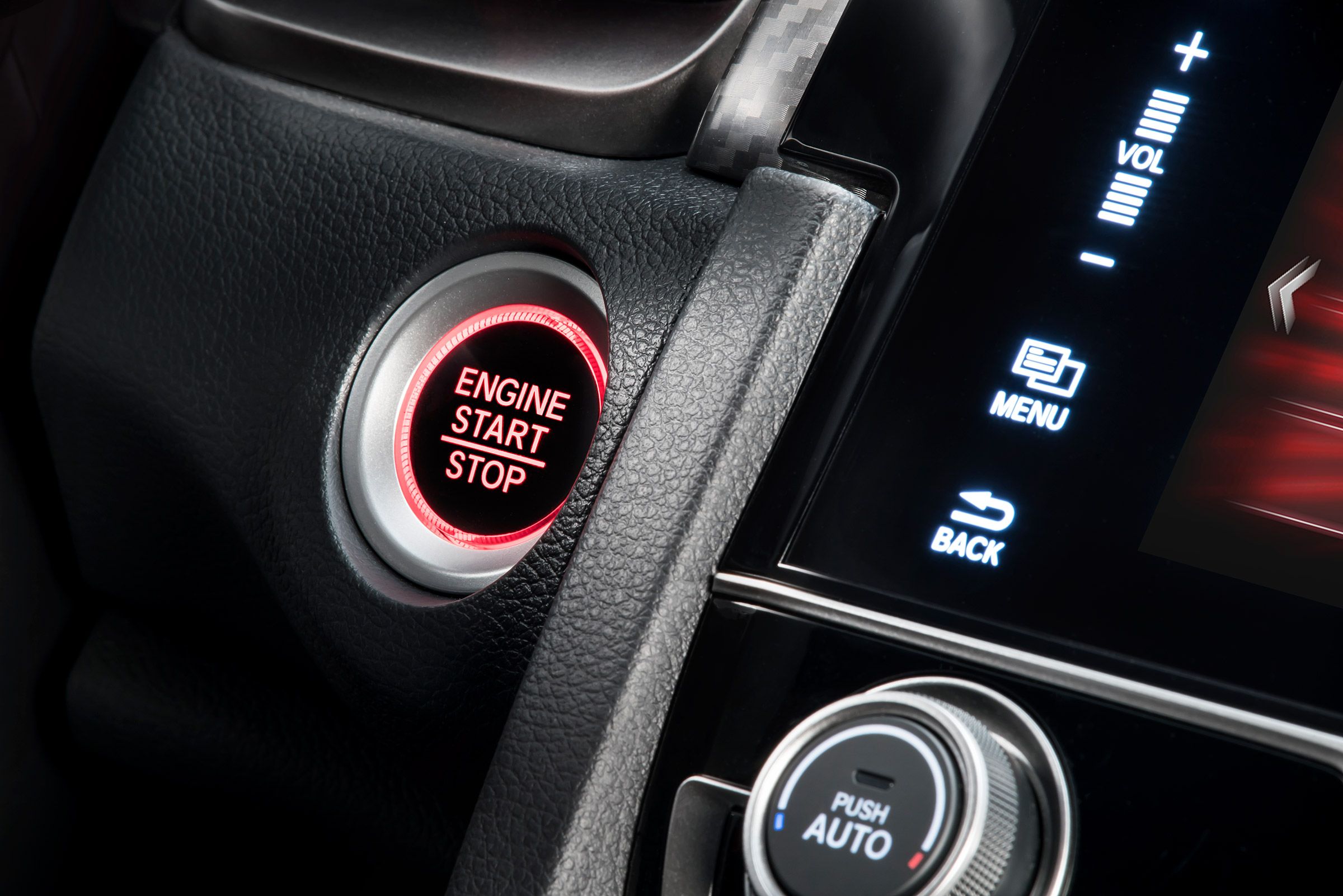 2017 Honda Civic Hatchback Interior View Engine Button (View 28 of 34)
