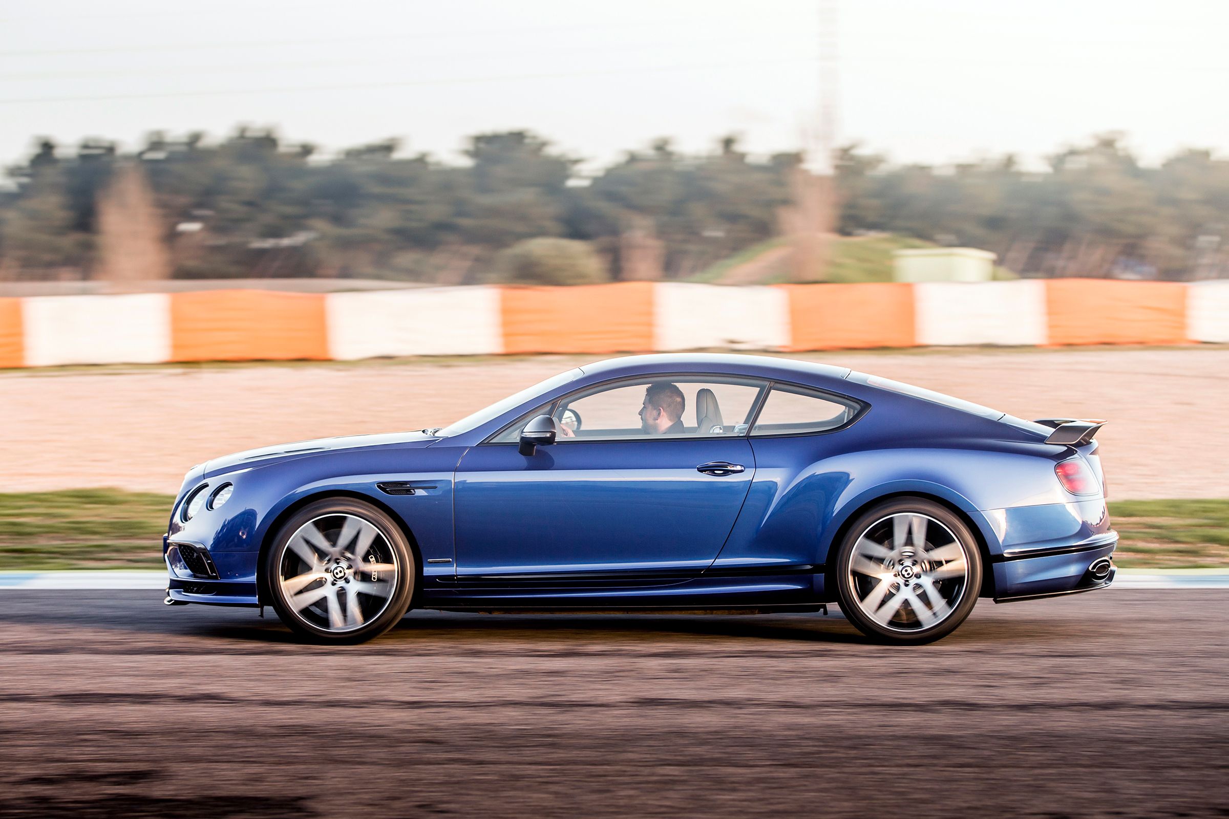 2017 Bentley Continental Supersports Blue Test Drive Side View (View 30 of 31)