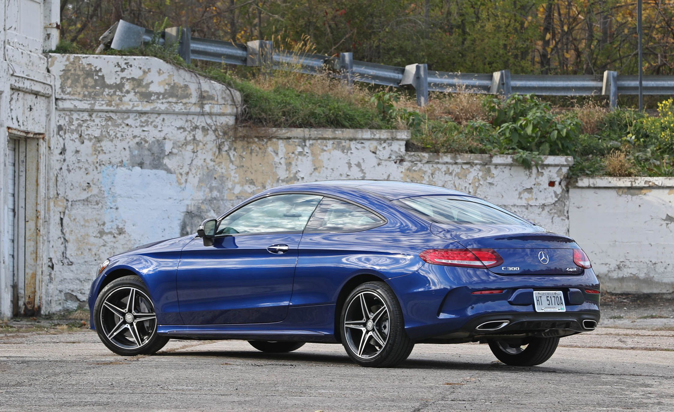 2017 Mercedes Benz C300 4MATIC Coupe Exterior Side And Rear (View 36 of 44)