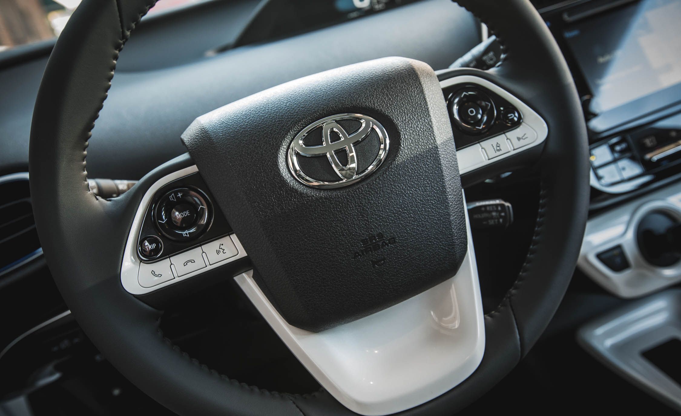 2017 Toyota Prius Interior View Steering Wheel (View 12 of 64)