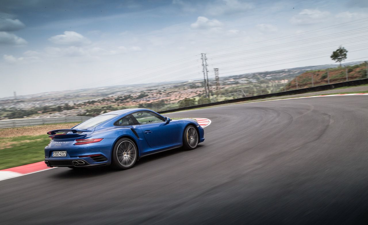 Porsche 911 Turbo Test Drive Side And Rear View (View 56 of 58)