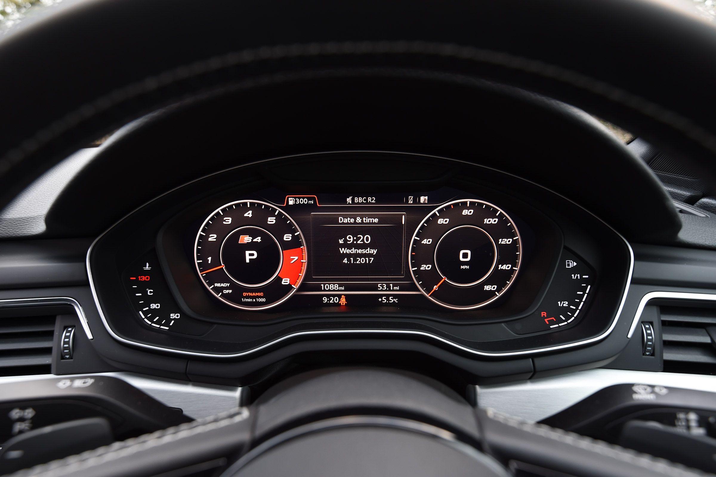 2017 Audi S4 Avant Interior View Speedometer Instrument Cluster (View 9 of 17)