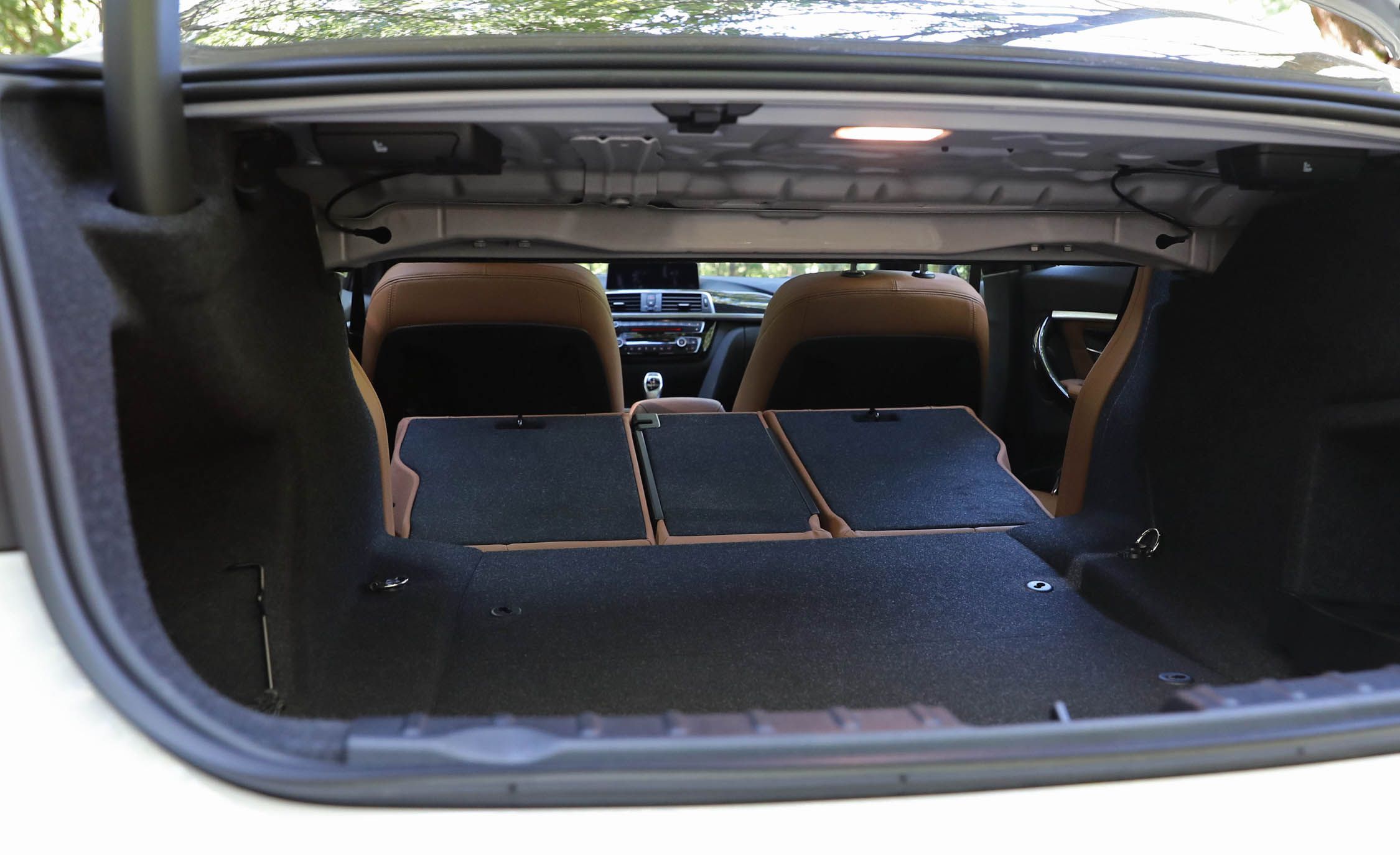 2017 Bmw 330i Interior View Cargo Trunk Seats Folded (View 18 of 59)