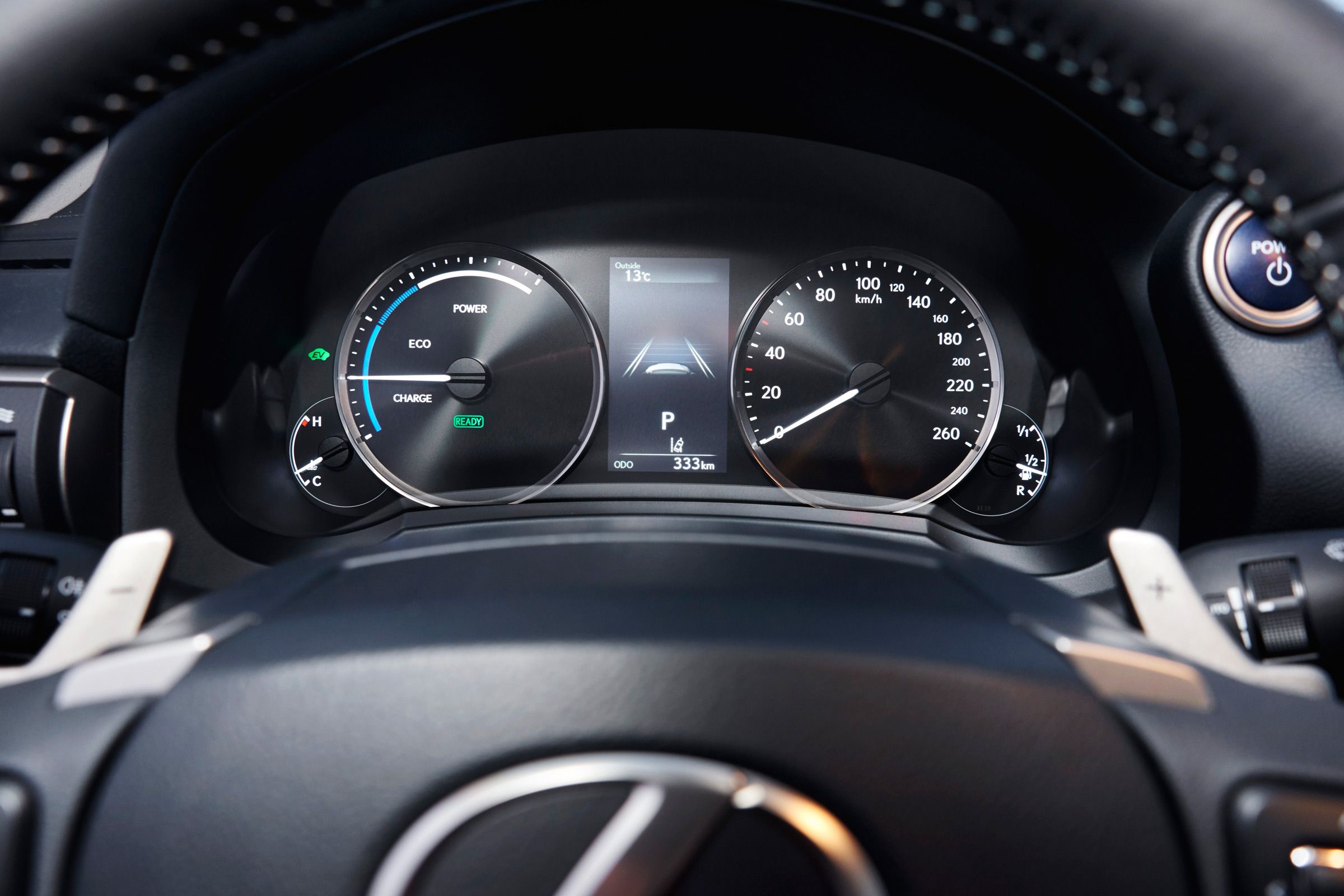 2017 Lexus IS 300h Interior View Speedometer Instrument Cluster (View 13 of 13)