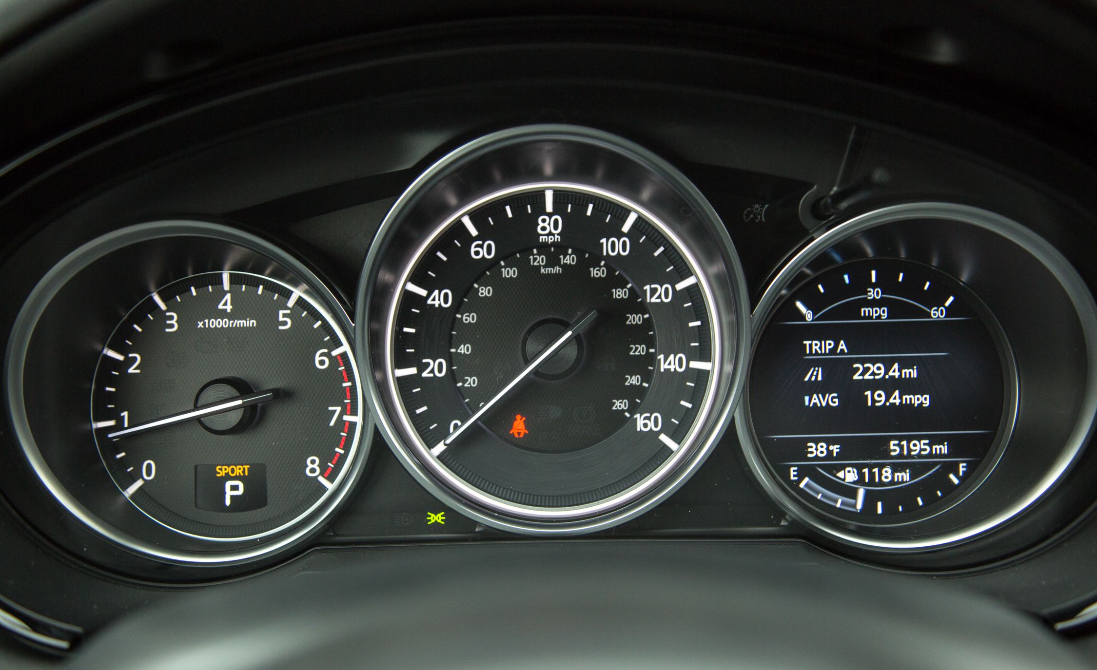 2017 Mazda CX 9 Interior View Speedometer Instrument Cluster (View 13 of 28)