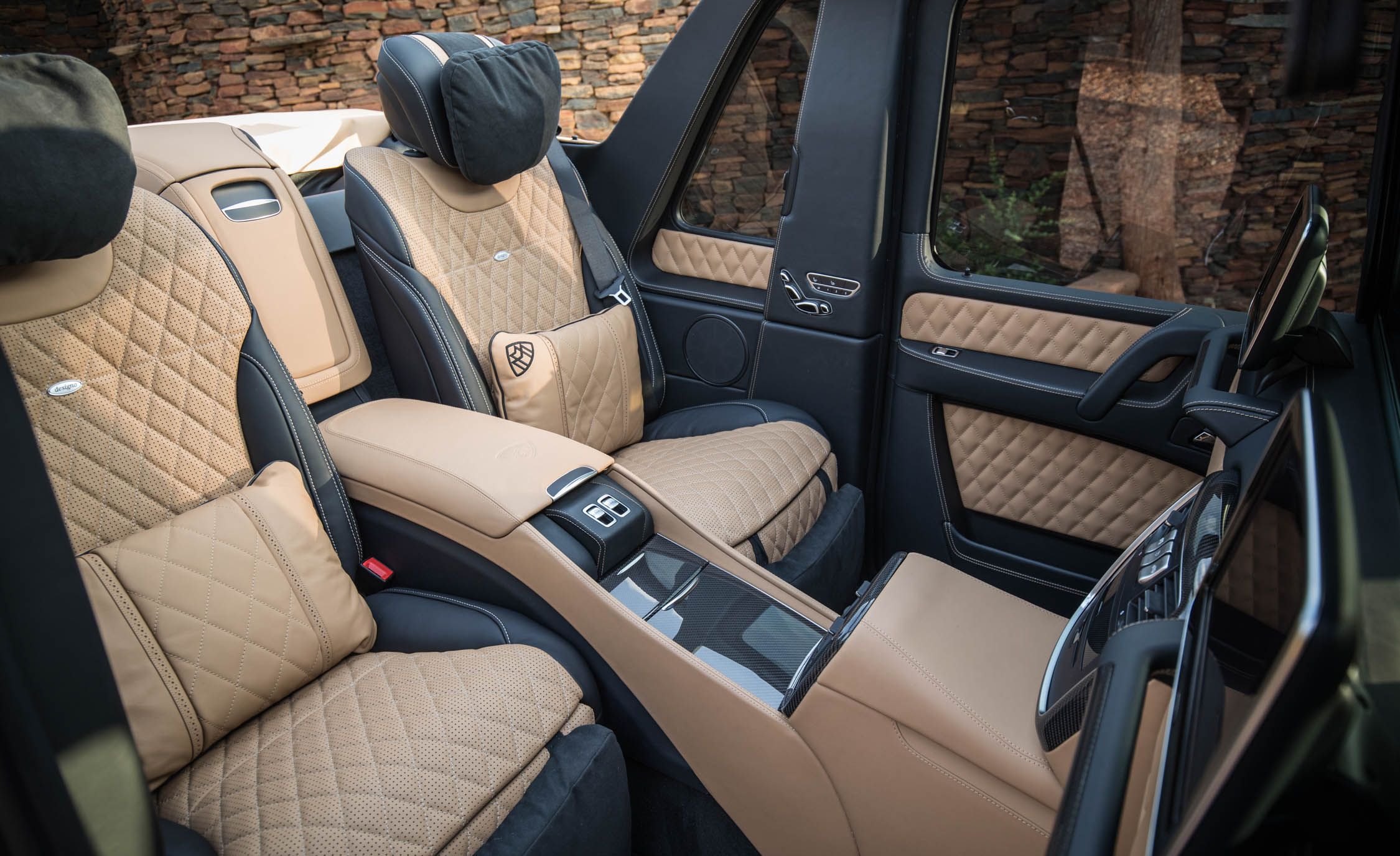 2018 Mercedes Maybach G650 Landaulet Interior Seats Rear Dash (View 33 of 52)