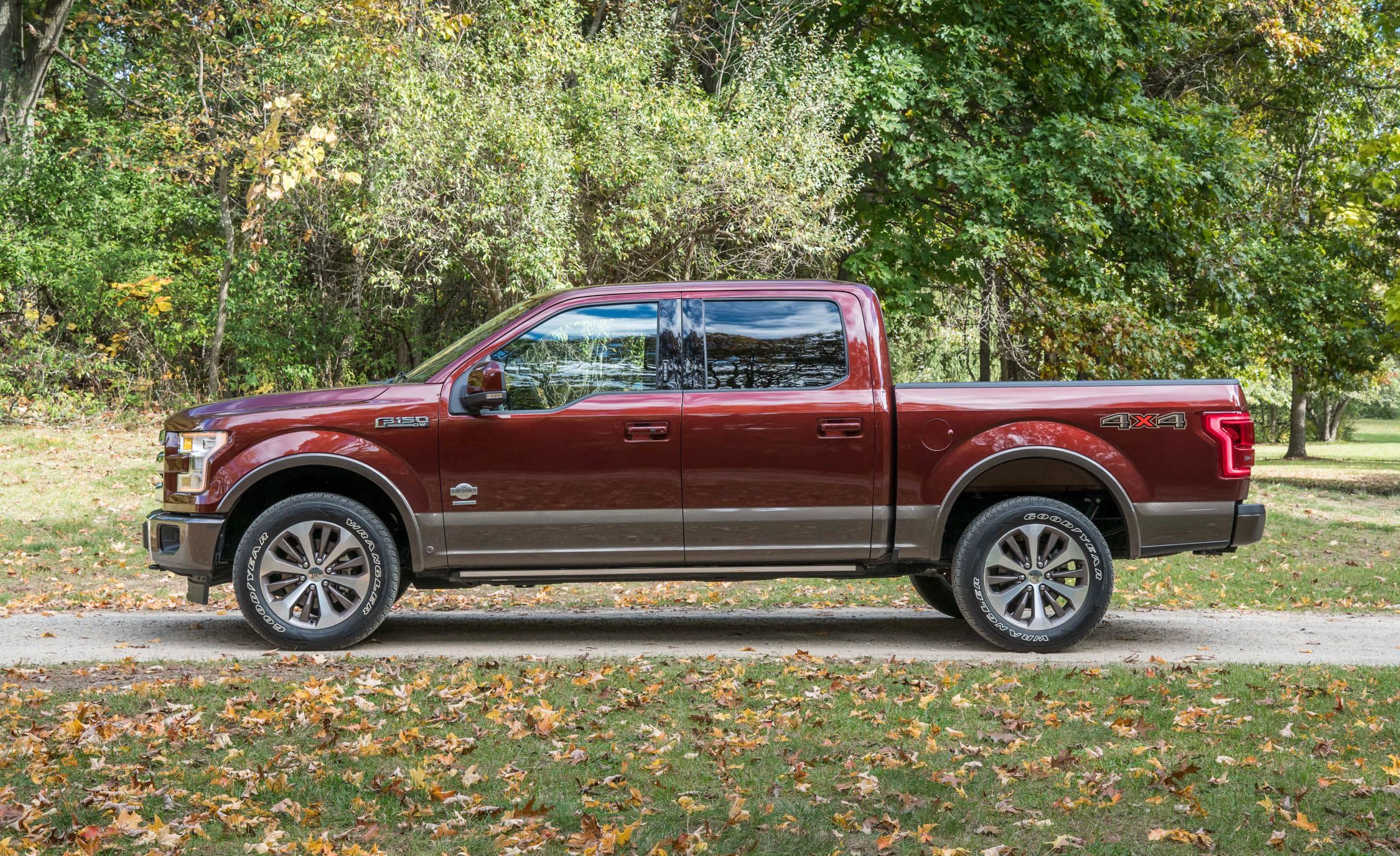 2017 Ford F 150 King Ranch Exterior Side Red Color (View 39 of 50)