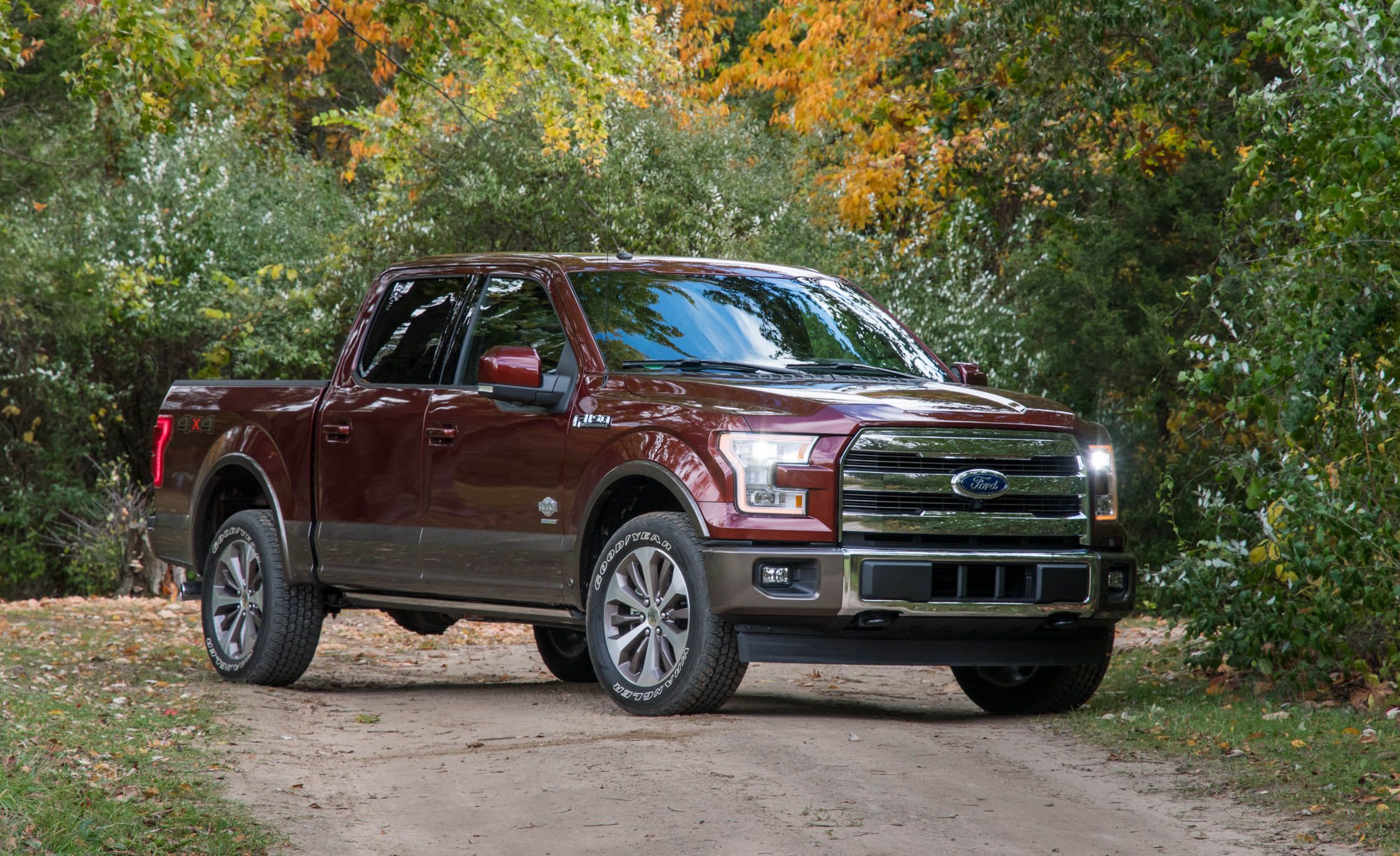 2017 Ford F 150 King Ranch Red Burgundy Metallic (Gallery 3 of 50)