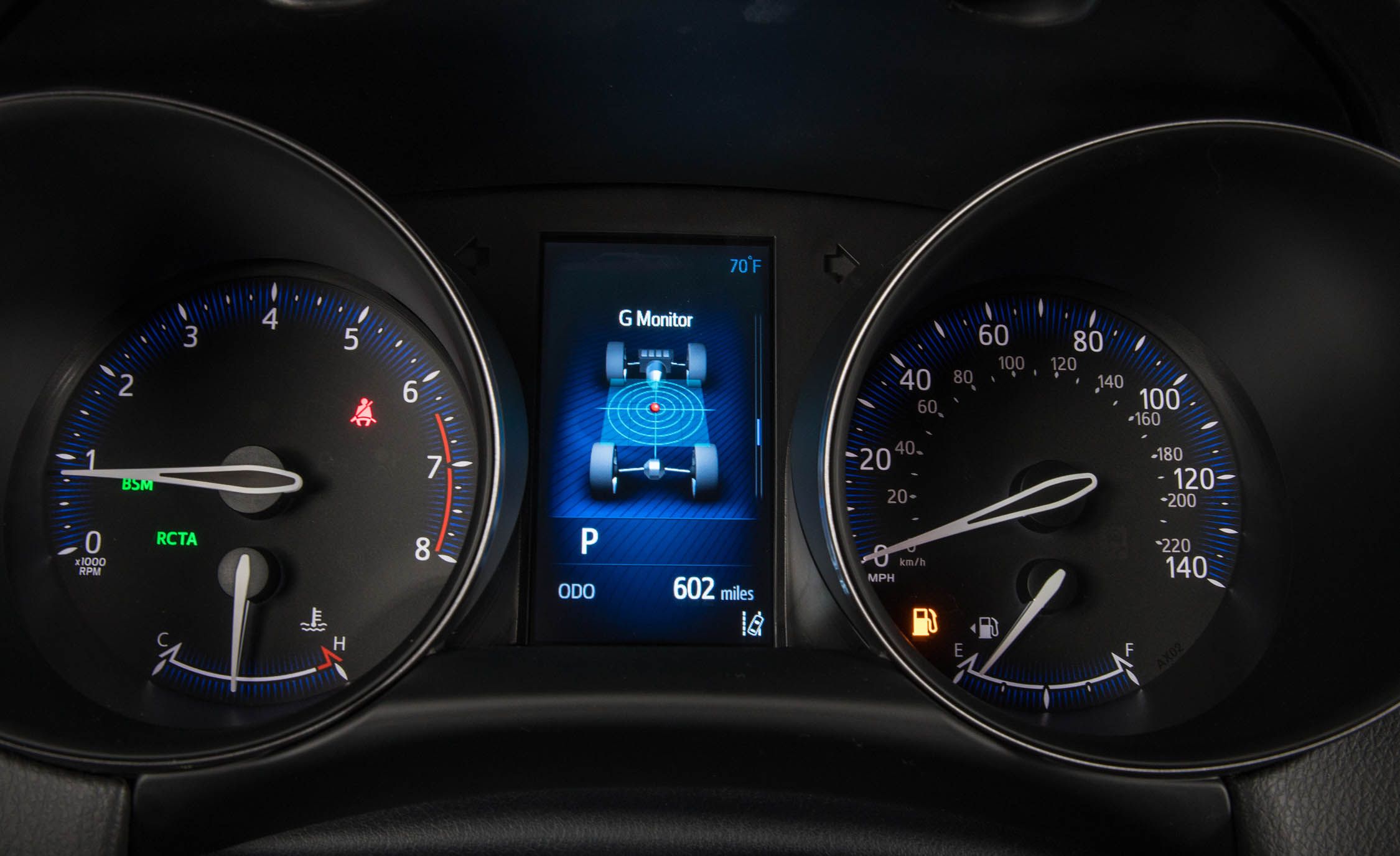 2018 Toyota C HR Interior View Speedometer Instrument Cluster (View 29 of 33)