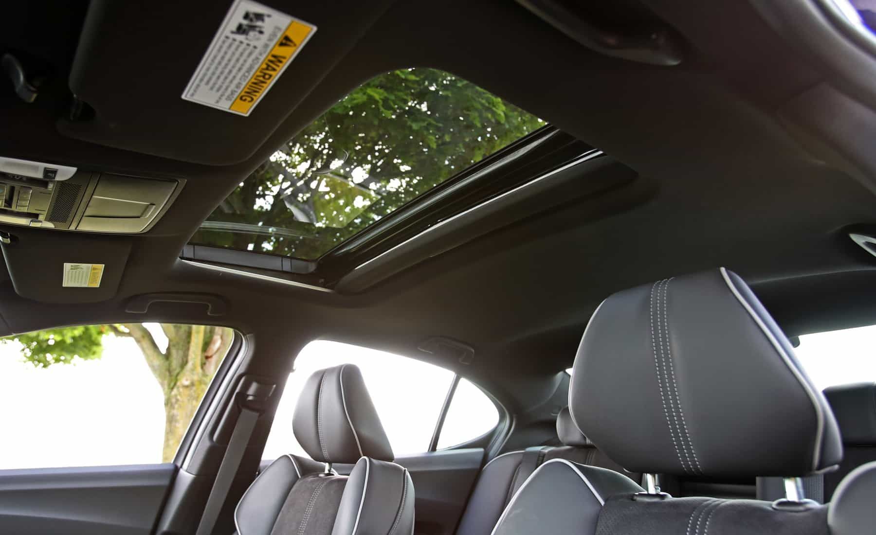 2018 Acura TLX Interior Seats Panoramic Sunroof (View 25 of 46)